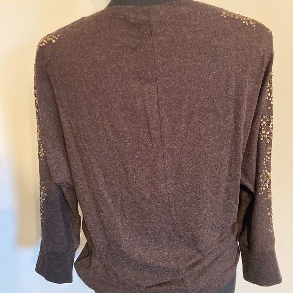 Roberto Cavalli sequin pullover sweater. It is very cute and flattering - Picture 5 of 9